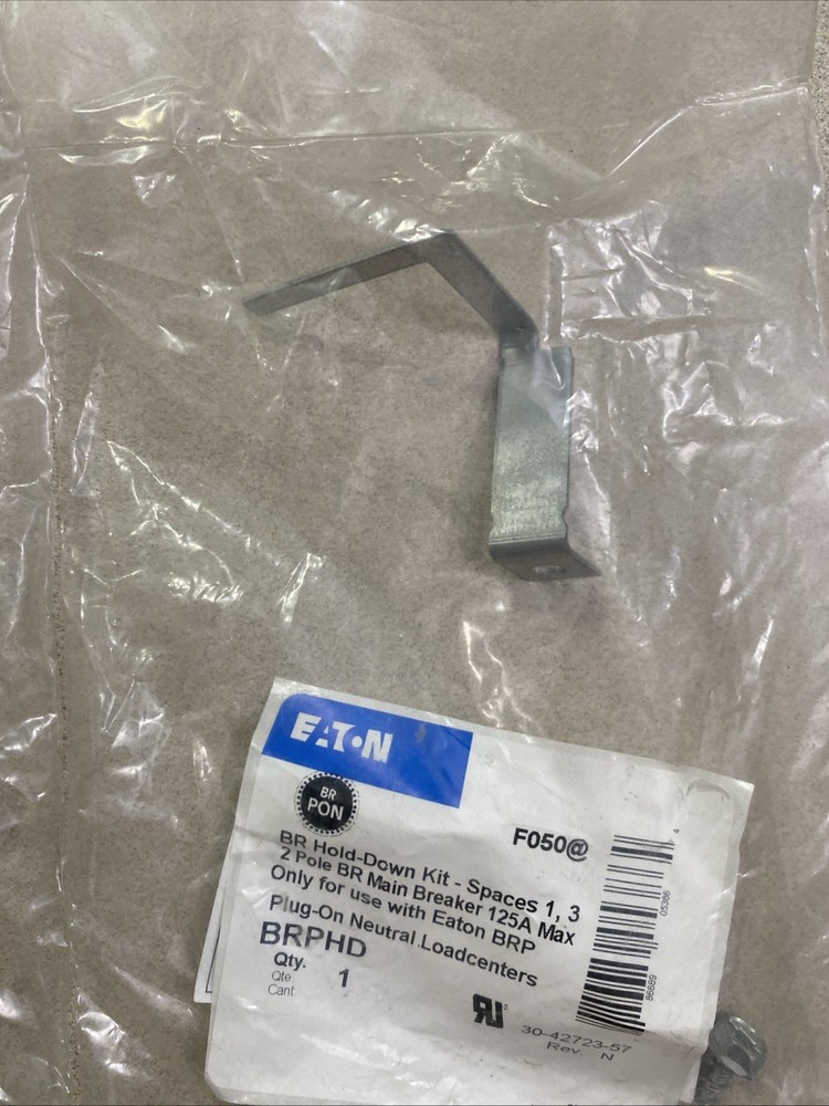 2-EATON BRHOLD DOWN KIT 2 POLE BR MAIN