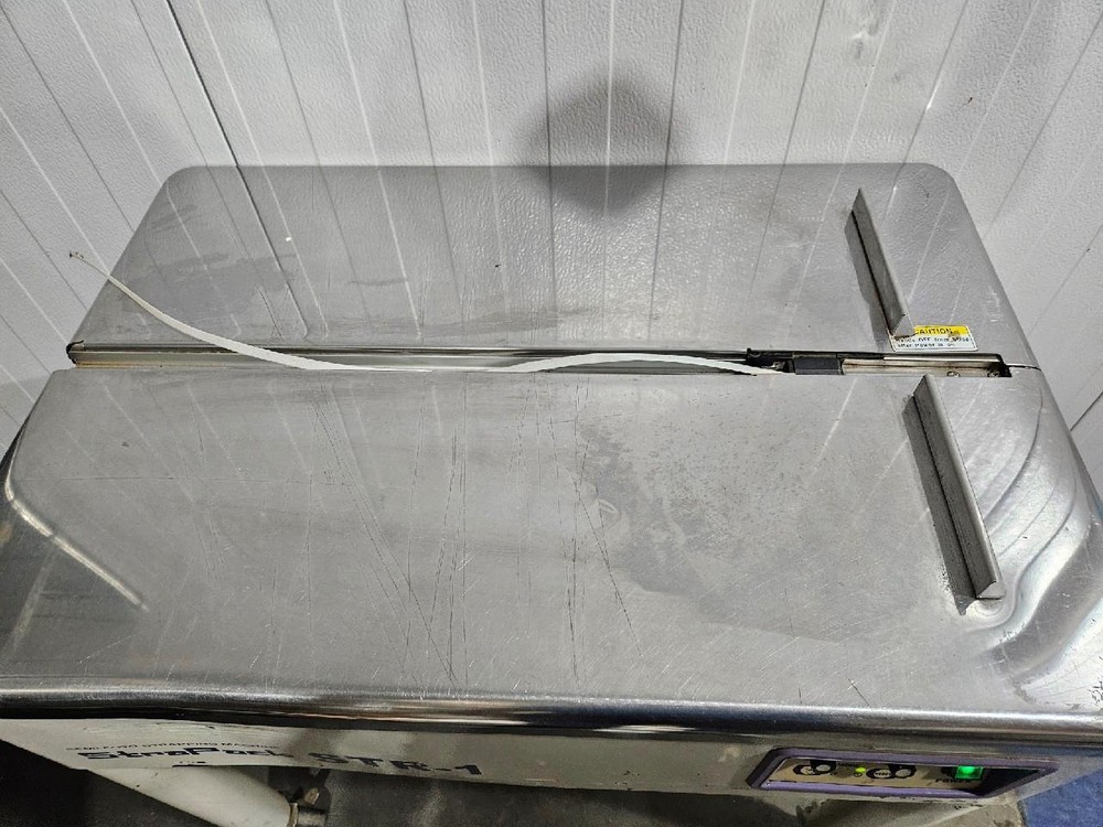 STRAPACK STR-1 SEMI-AUTOMATIC STRAPPING MACHINE BINDING STANDARD ON WHEELS