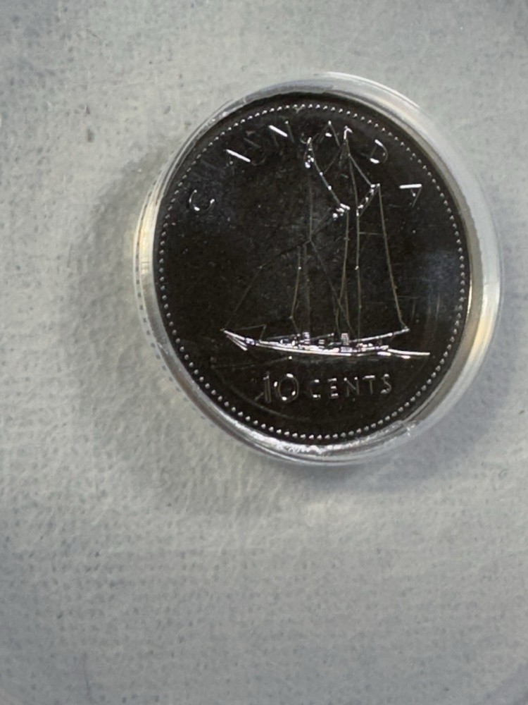 2002-P Canada 10 Cents Graded MS 67 by ANACS