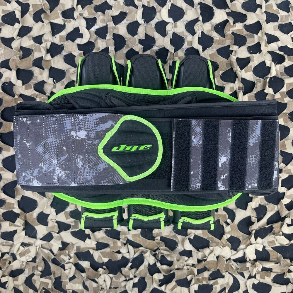NEW DYE Assault Pack Harness 3+4 - Lime DyeCam