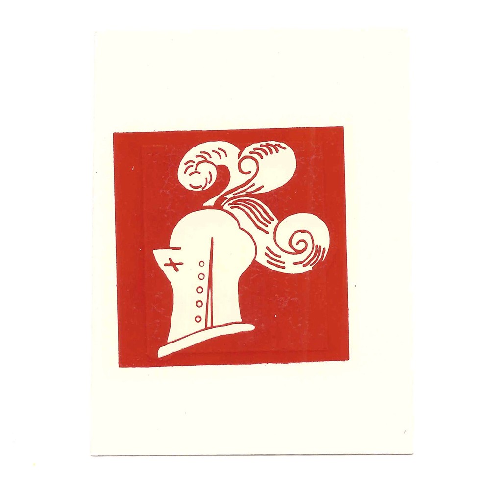British WWII Unit Helmet Decal: 2nd Armoured Division
