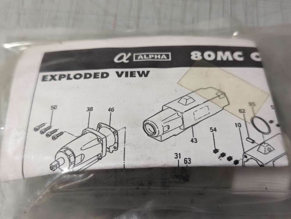 Aimco Alpha 80MC Controlled Pulse Tool Repair Kit ALPHA-80MC-RK NEW
