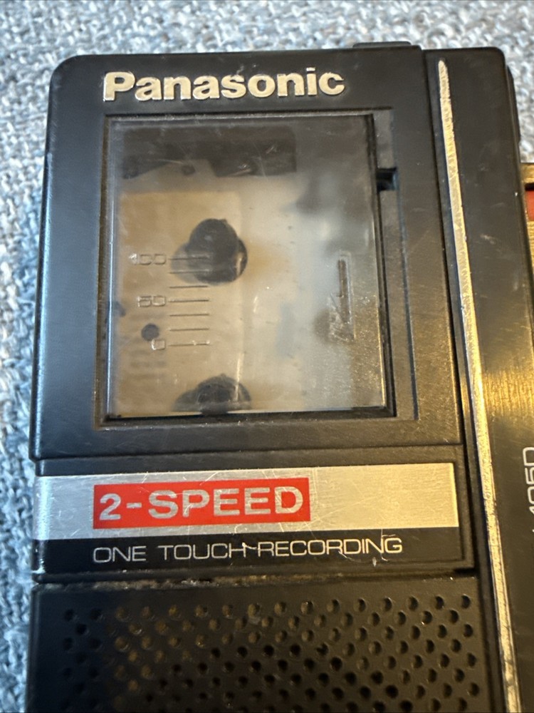 2 Microcassette Recorders. Panasonic And General Electric. Parts Read.￼