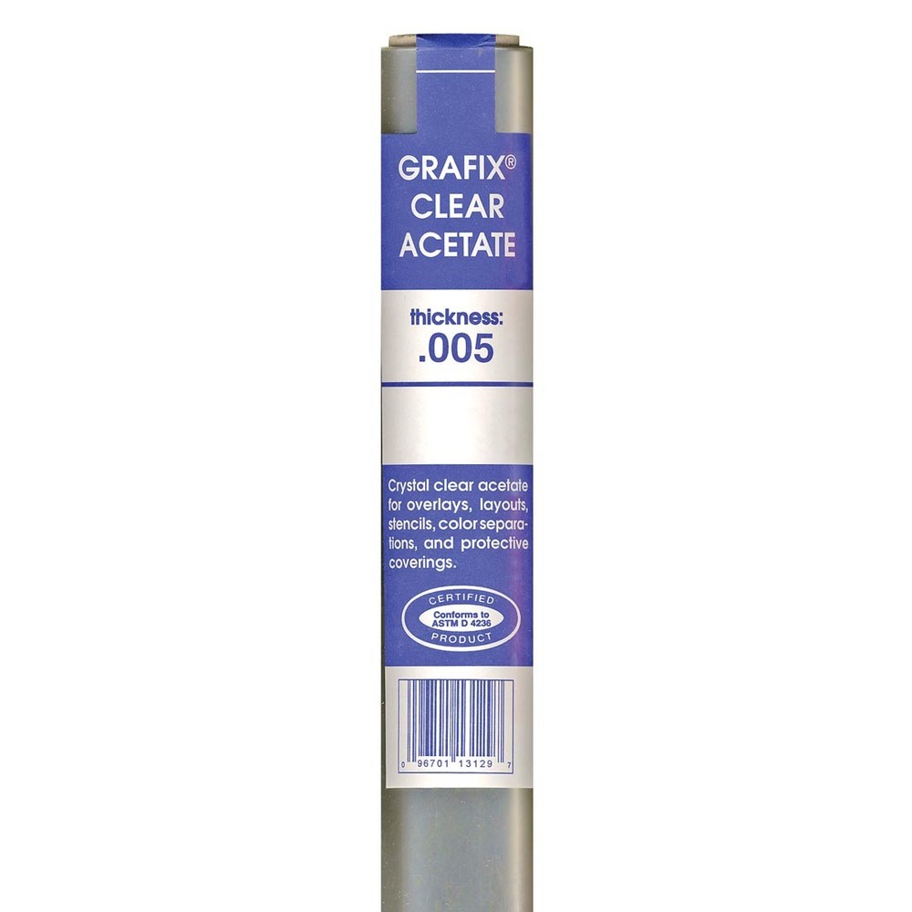 Grafix Clear Acetate Roll 50" x 25 ft.