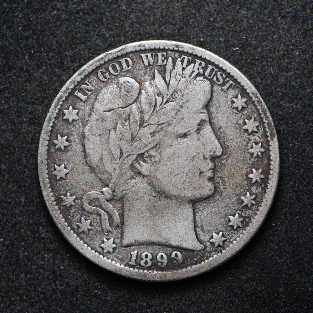 1899 Barber Silver Half Dollar Fine (cn16674)