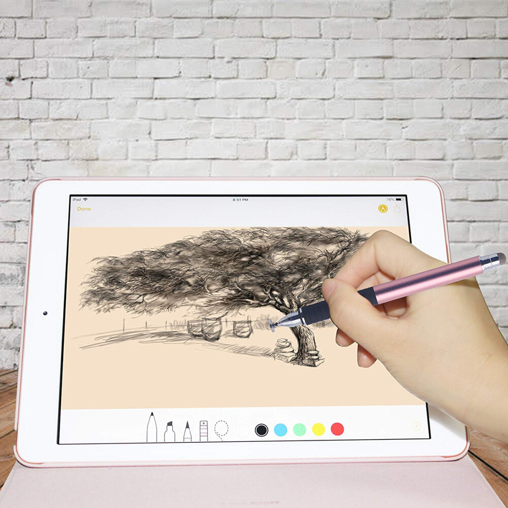 Capacitive Stylus Set Double-End Replaceable Tip Writing Tool Capacitive Pens
