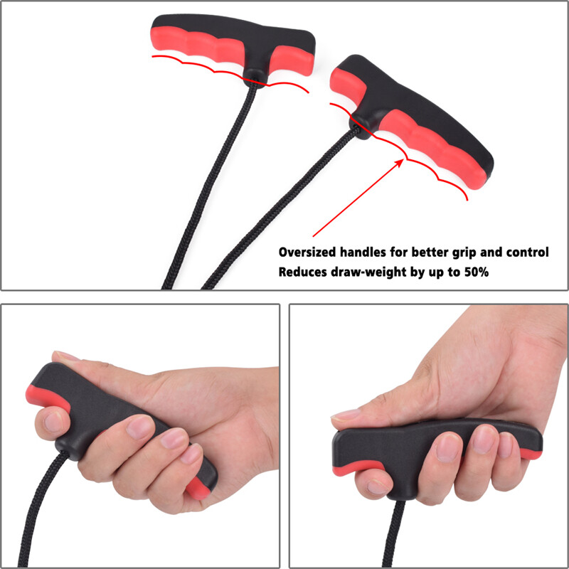 Double Handle Crossbow Cocking Aid – Rope String Tool for Hunting & Archery