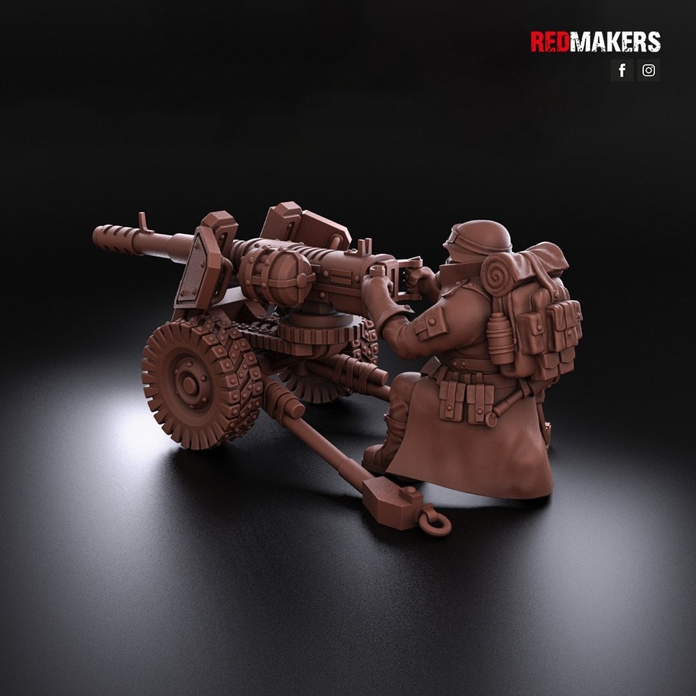 STEEL GUARD HEAVY SUPPORT TEAM WITH AUTOCANNON