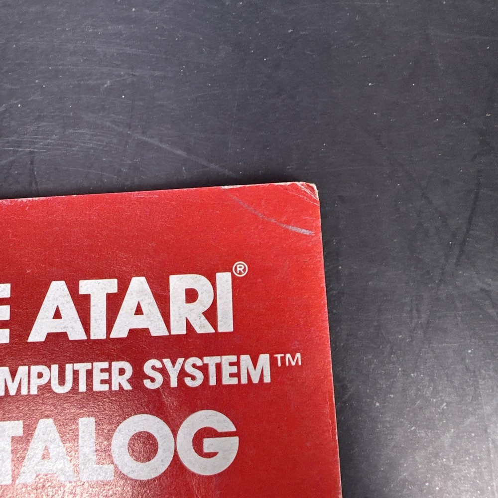 Atari Video Computer System Catalog Pamphlet 1978 Vintage