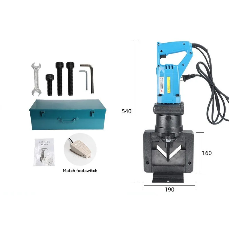 Electric-hydraulic Angle Iron Chamfering Machine, Triangular Arc Cutting Machine