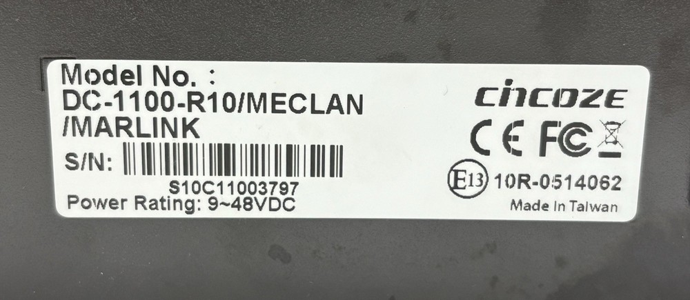 Cincoze DC-1100-R10 Compact Fanless Computer