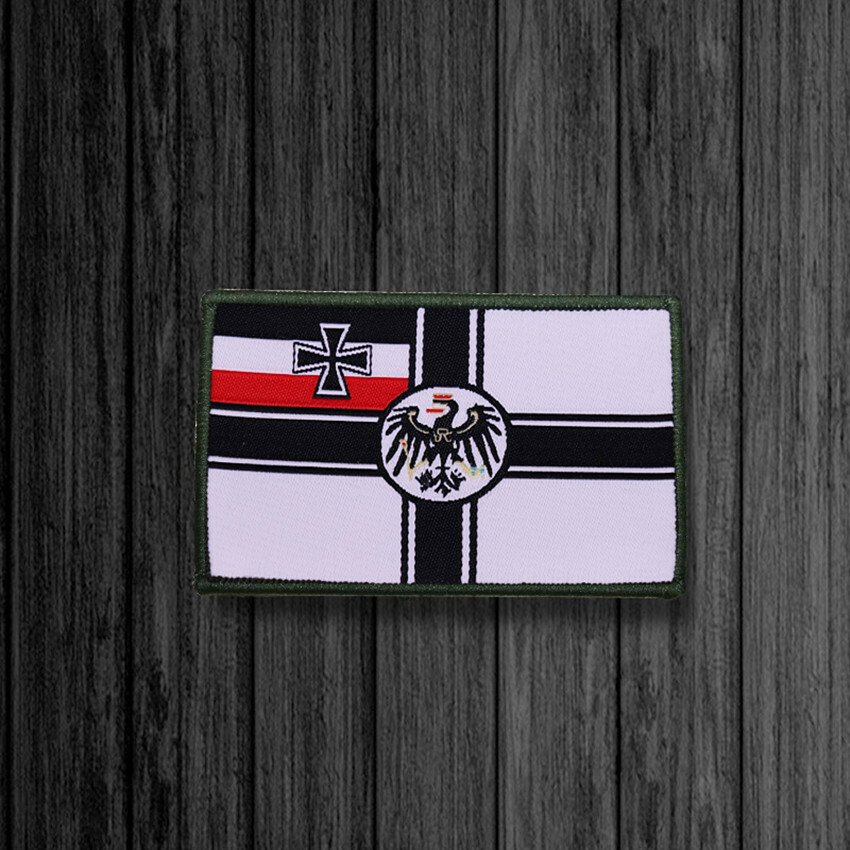 German Imperial Navy Battle Flag Iron On Patch