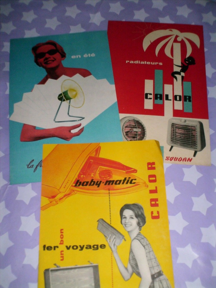 lot of 3 advertising CALOR
