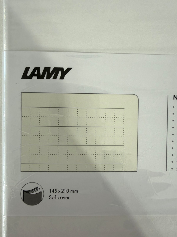 Lamy A5 Soft Cover Notebook White - New in Shrink Wrap