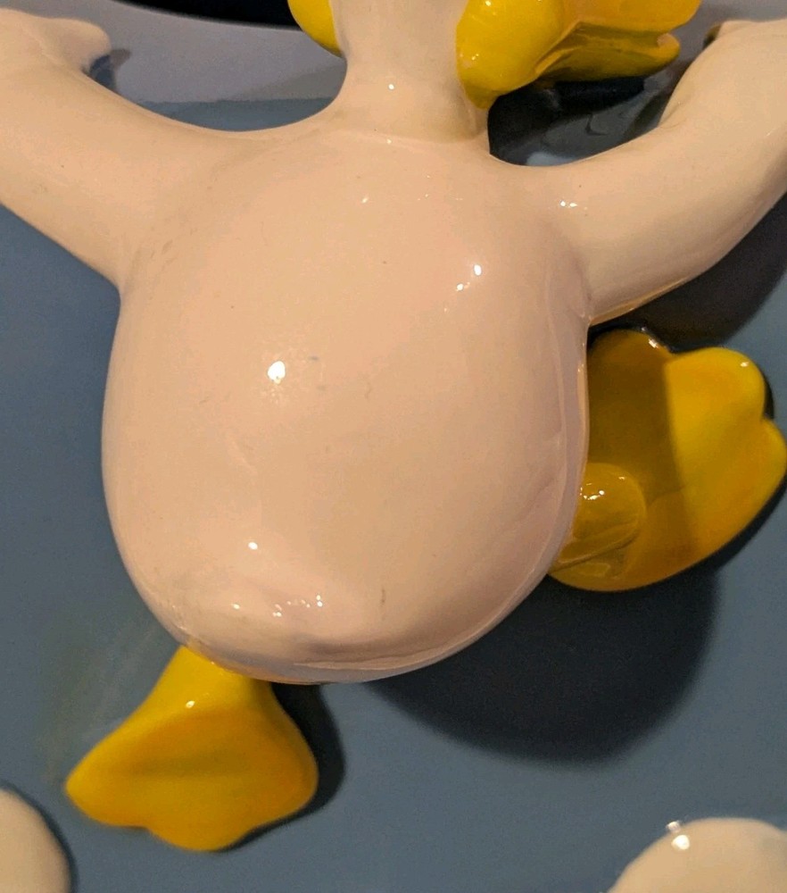 Sitting Ducks Tissue Box Cover Universal Studios Clouds Cartoon Bathroom Blue