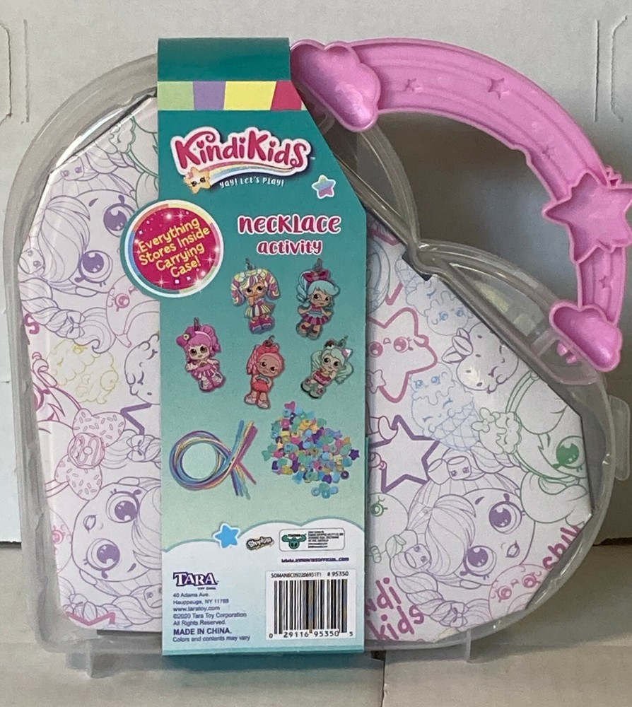Kindi Kids Plastic Necklace Activity Set NEW