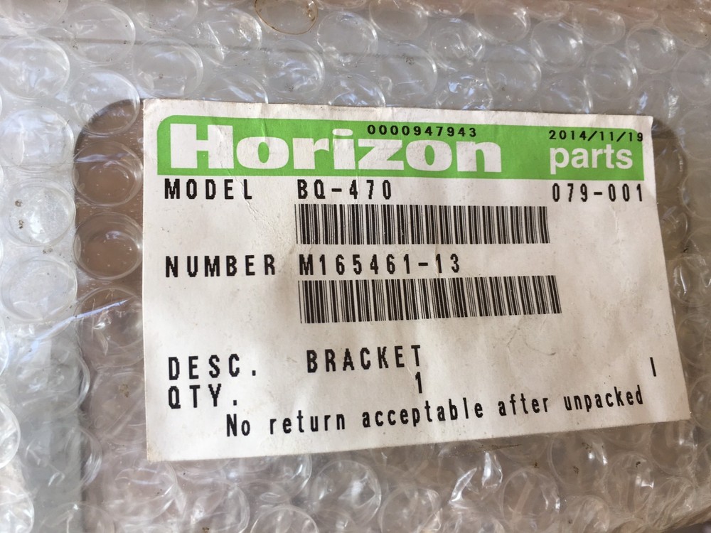M165461-13 Bracket For Horizon Bq-470