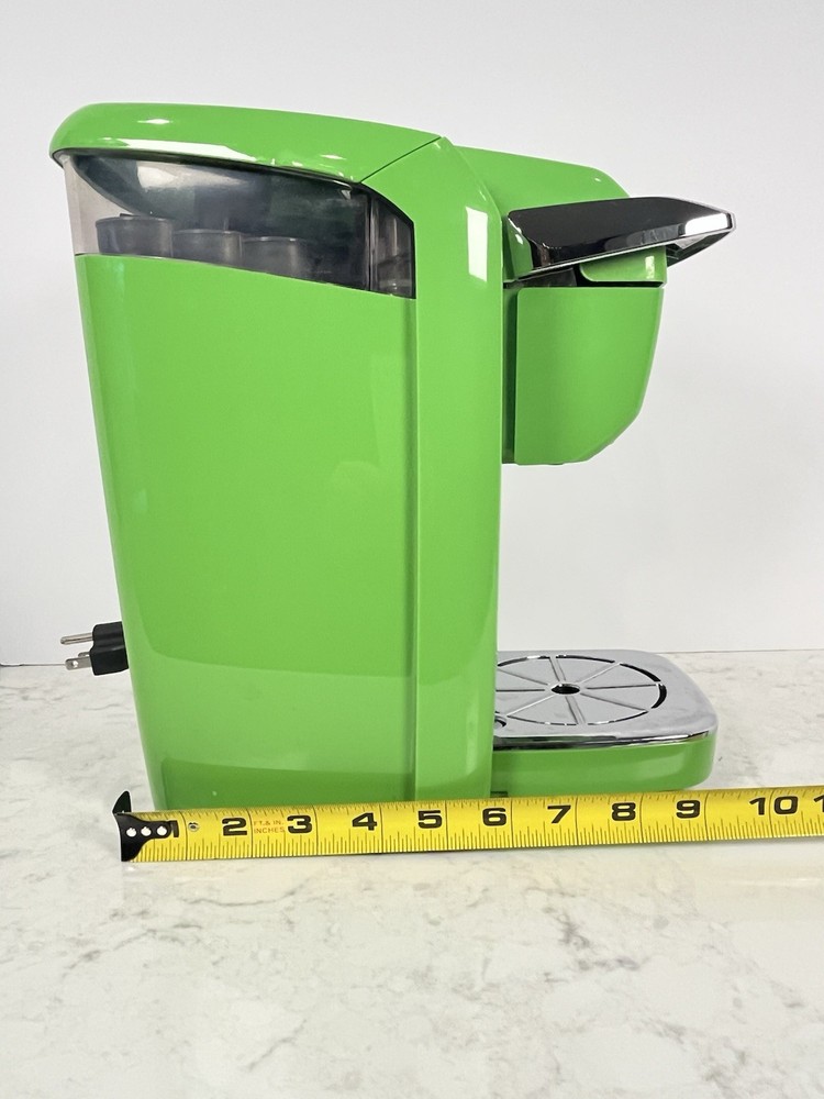 Keurig K10 Mini Plus Single Serving Coffee Maker Lime Green. Working **