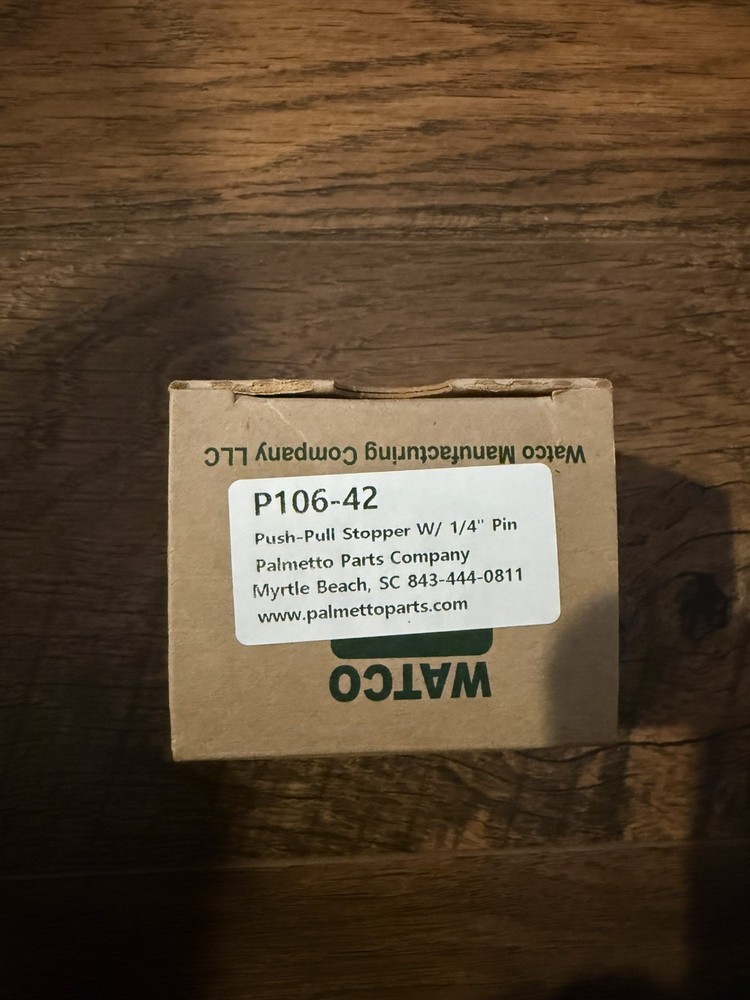 Watco Manufacturing - 38540-CP - PUSH PULL Replacement Stopper with 1/4-in Pin