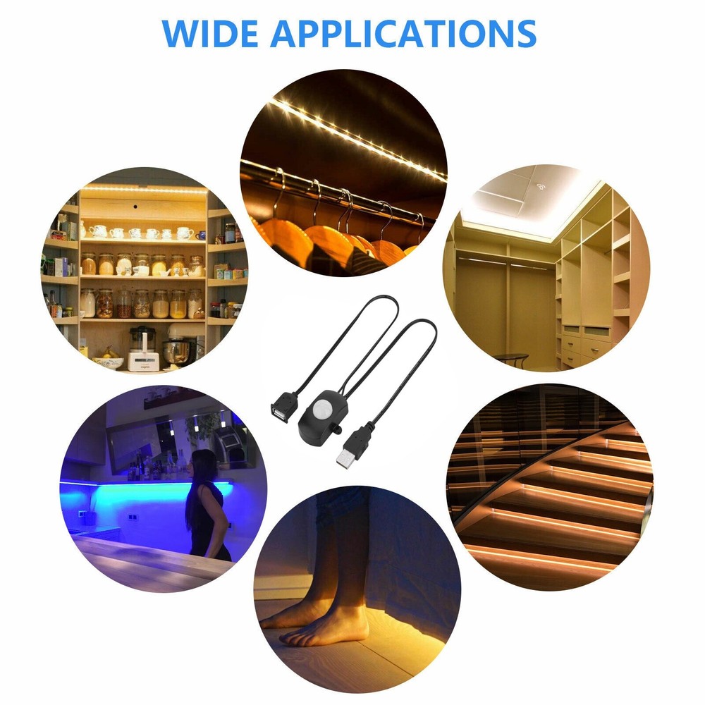 Universal USB Port Detector PIR Motion Sensor Switch For Led Light Strip aa
