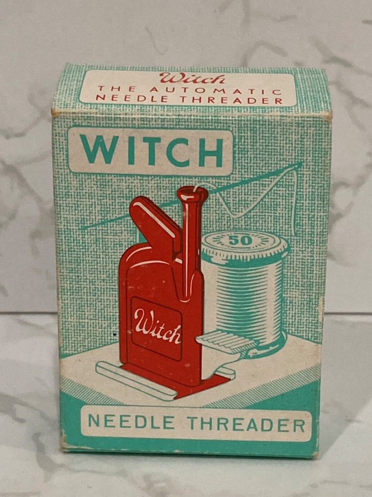 Vintage Witch Automatic Needle Threader w/ lnstructions West Germany NOS