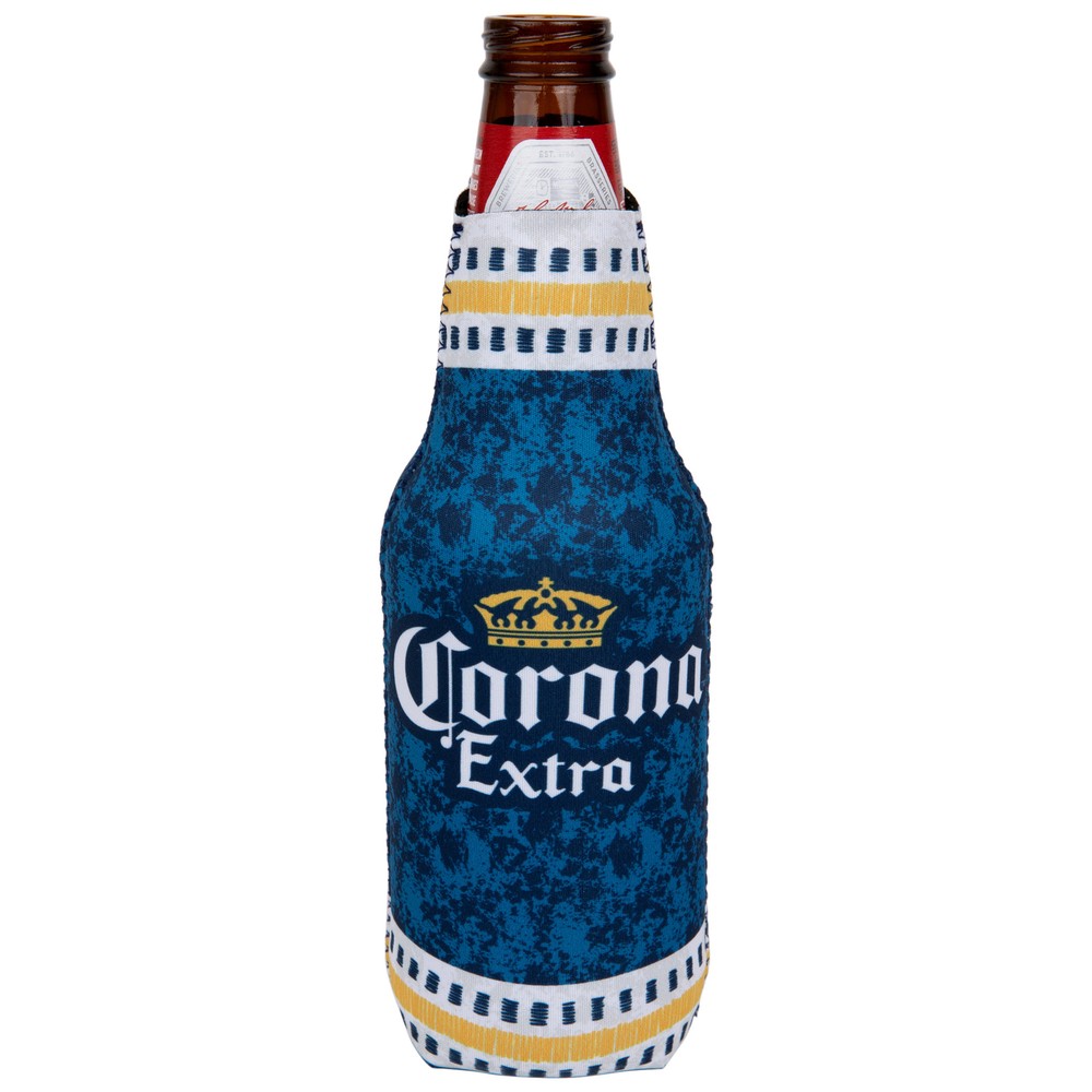 Corona Extra Vintage Label Bottle Cooler White