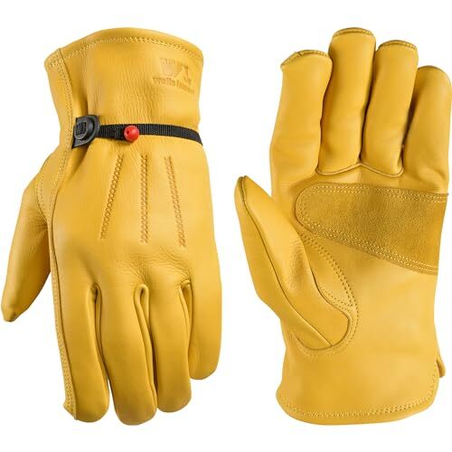 Wells Lamont Cowhide Leather Gloves Leather Work Assorted Sizes , Styles