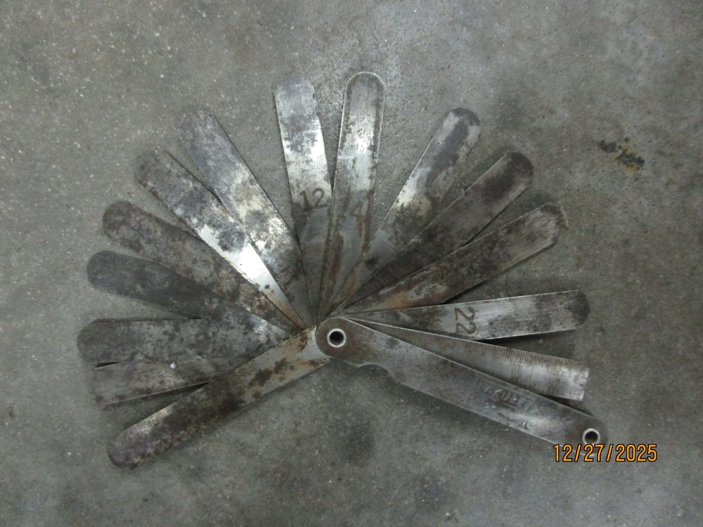 Vintage Akuret Kastar Feeler Gage 22-2