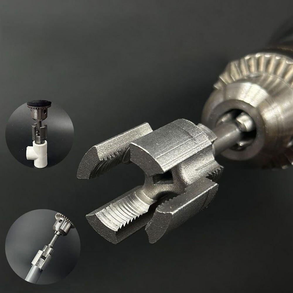 Integrated Internal & External Pipe Threading-Tool PVC Pipe Threader Cutting Kit