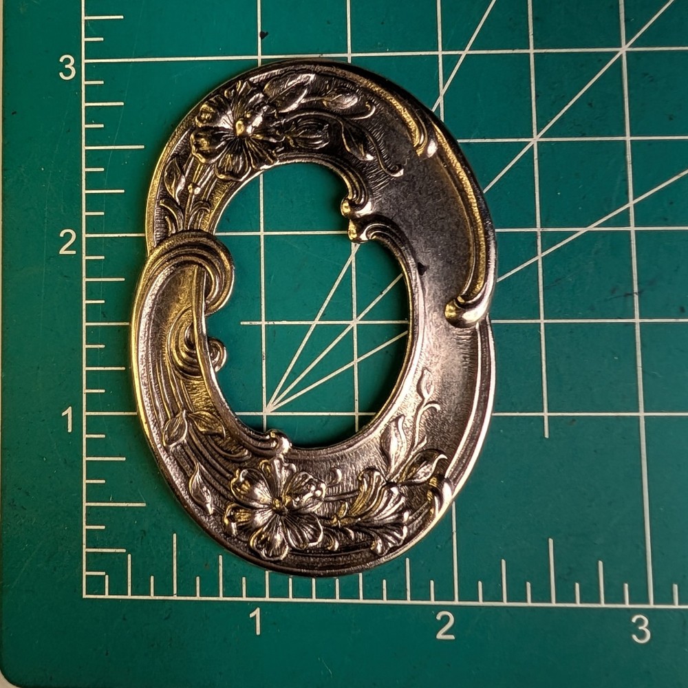Brass Stamping Frame Backless Design Rectangle Oval PeepHole Frame 72-77mm 1ct
