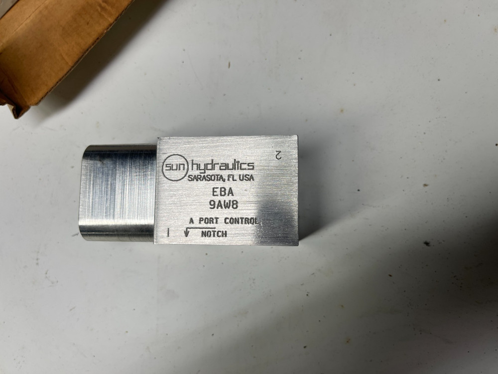 Sun Hydraulics EBA 9AW8 NEW
