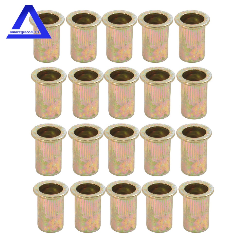 70 Pack Heavy-Duty Rivet Nut Tool Set - 14" with Extra Components With Case