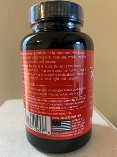 Force Factor Prime HGH Secretion 75 Count (Pack of 2), Red (Packaging)