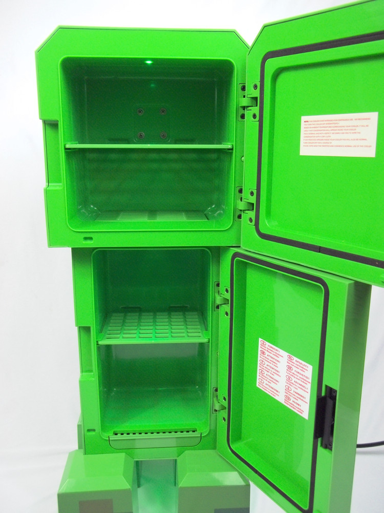 Minecraft Creeper Mini Fridge ☆ Video Game Electronic Fridge ☆ Minecraft Fridge