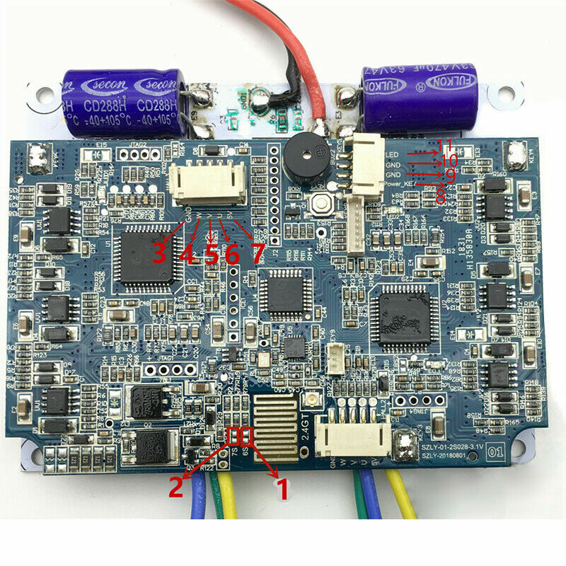 Wireless 4WD Skateboard Drive Controller w/ Remote ESC Substitute For Longboard