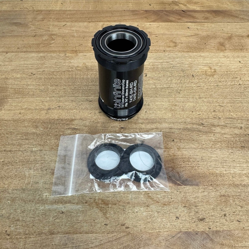 New! BBInfinite Threadfit T47a for Factor Bottom Bracket fits Shimano 24mm 98g