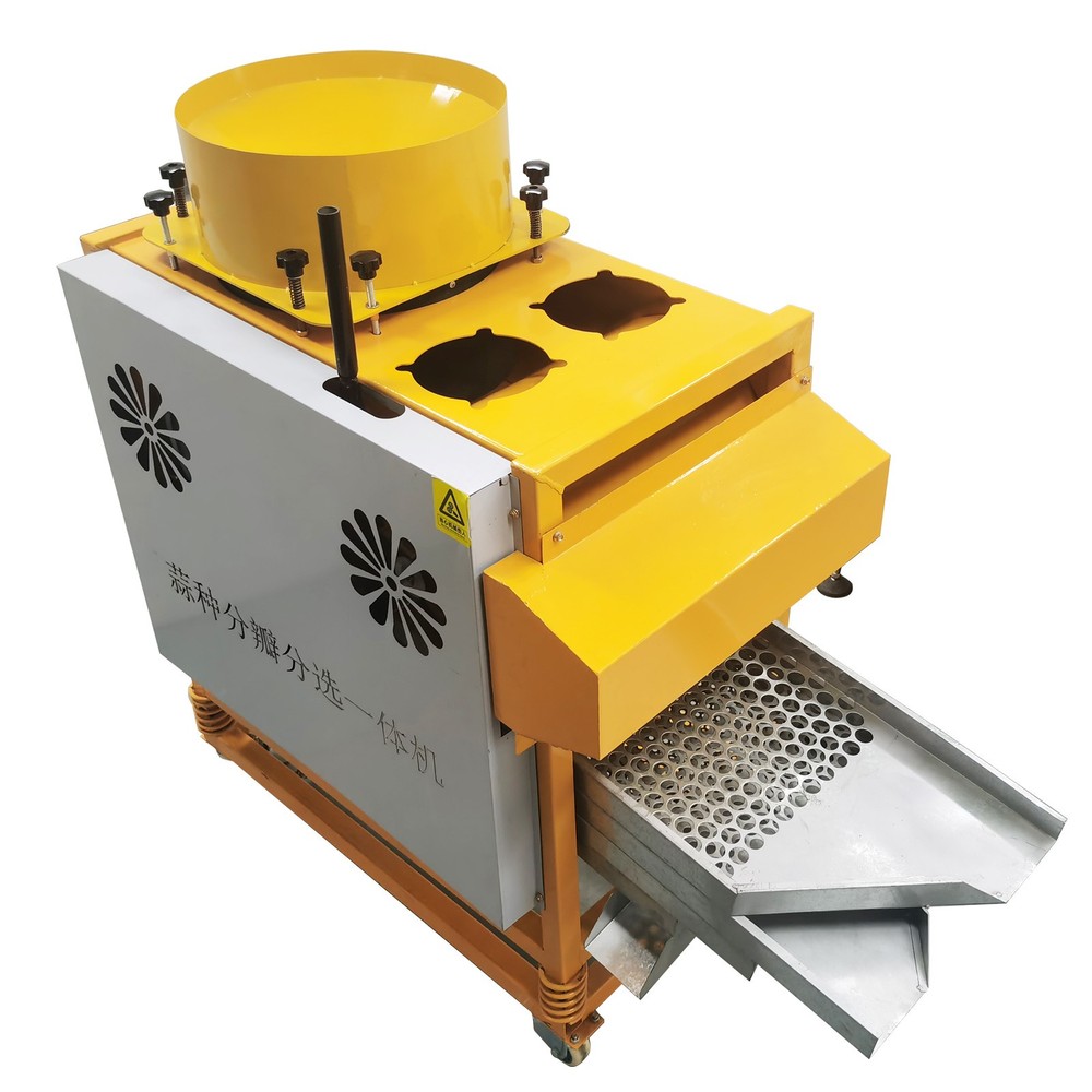 Auto Garlic Clove Separator Bulb Breaking Machine Seed Sorting & Dicing Peeler