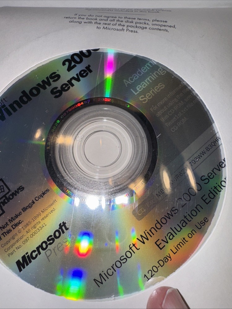 Microsoft Windows Server 2000 New CD ROM Included