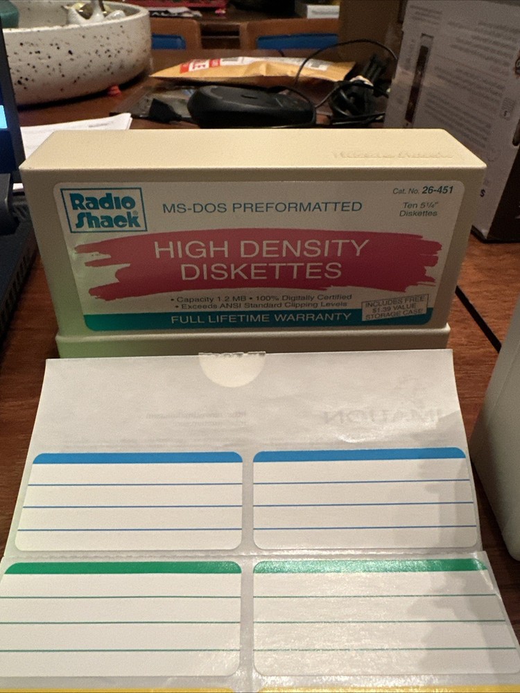 👀 Quantity 101 3M DS,HD 5-1/4" Floppy Disks