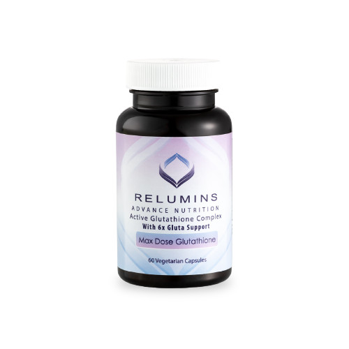 Relumins Advance White Active Glutathione Complex w/ 6x Boosters - 60 caps - NEW