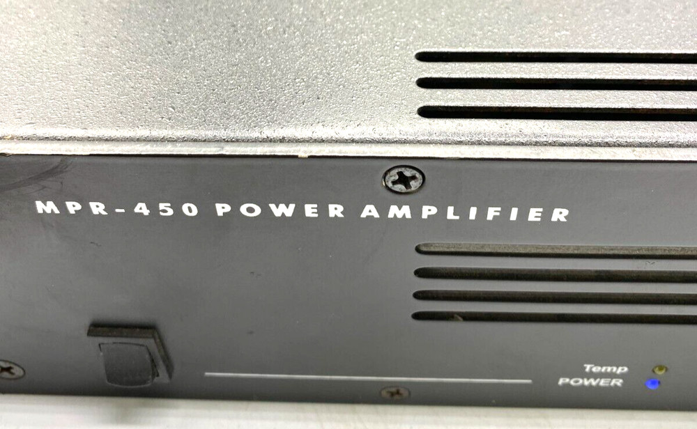Miles Technology 6 Channel Power Amplifier MPR-450 Working