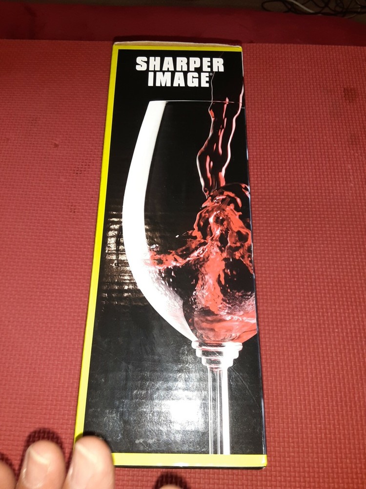 Sharper Image Electronic Spinning Wine Aerator NEW In Box