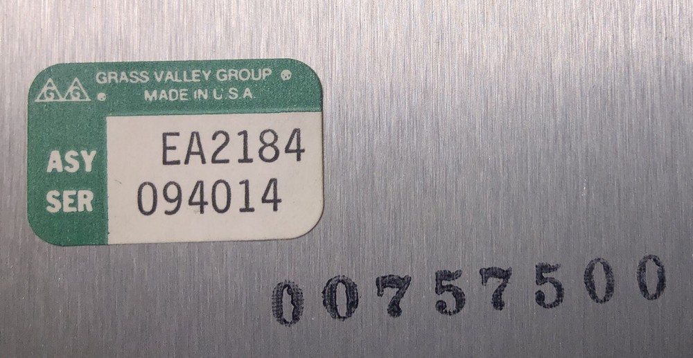 Grass Valley Group Control Panel model 200