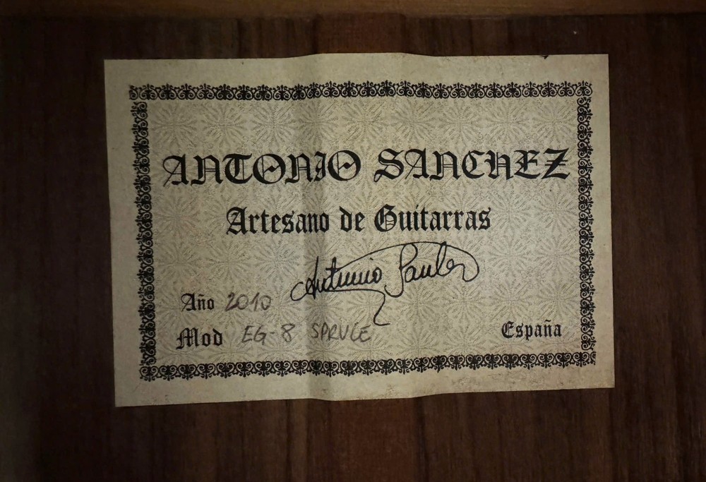Antonio Sanchez EG-8 - 2010