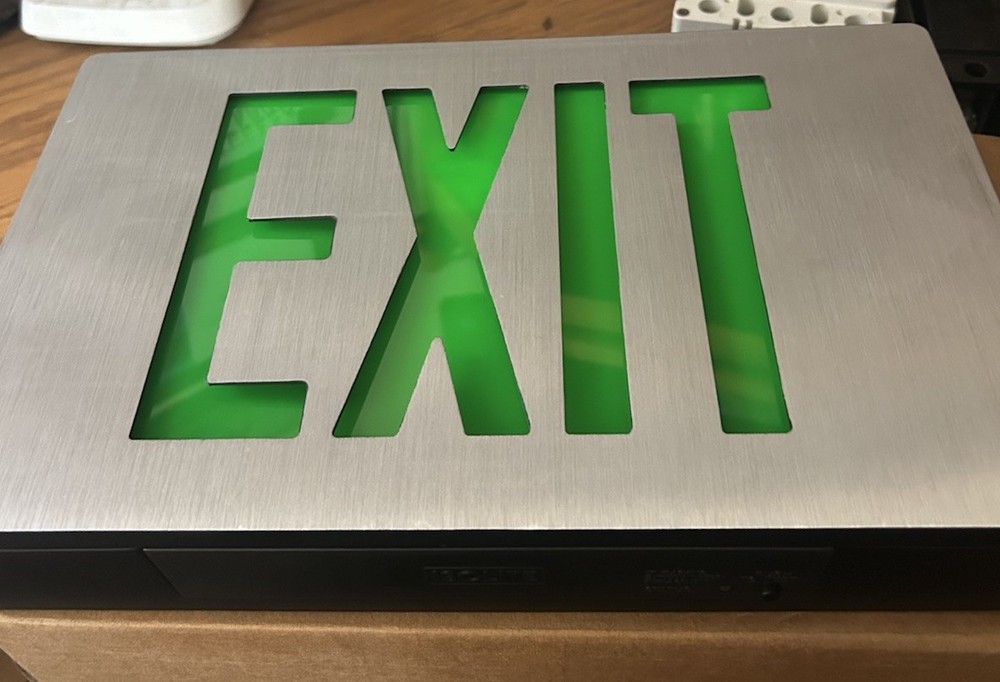 Isolite LED Exit Sign Type e LPSCEMG1BABKMTEBSD