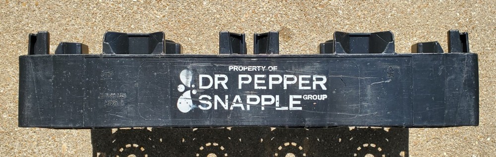 Plastic Snapple-Dr. Pepper Tote/Crate