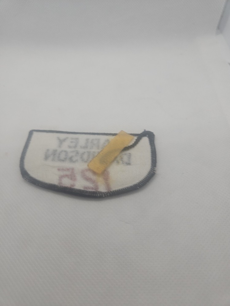 Harley Motorcycle 125 Patch _ Vintage