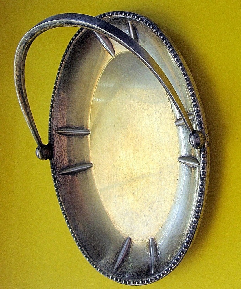Vintage Soviet Silver 875 Bowl For Sweets