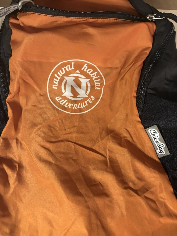 ChicoBag Lightweight Packable Backpack Natural Habitat Adventures Orange NWT