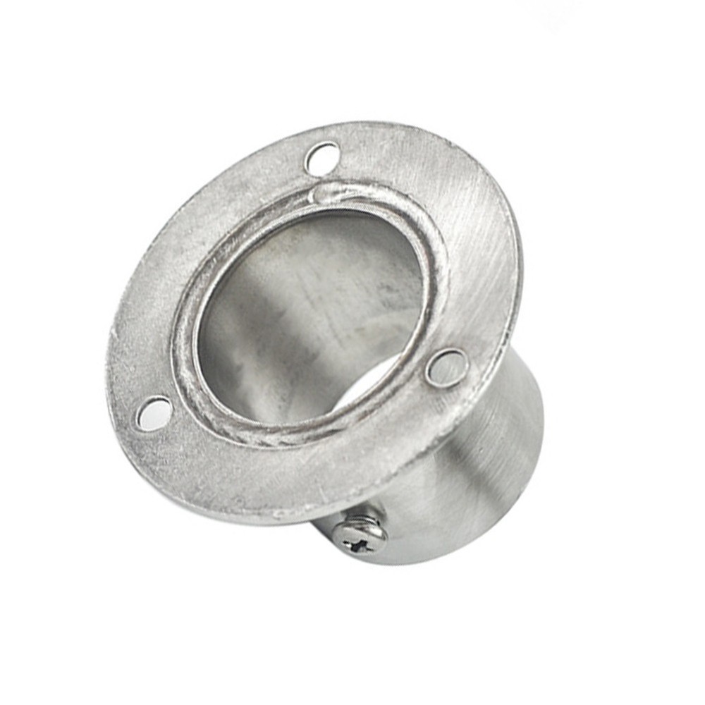 32 Clothes Rail Heavy Duty Wardrobe Pipe Bracket Closet Flange